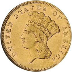 [L#5176] 1856-S $3 NGC AU53