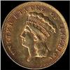 Image 1 : [L#5184] 1878 $3 AU55 nicely toned