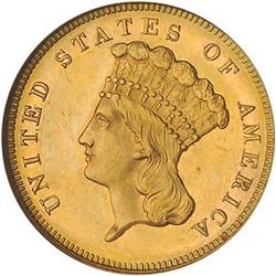 [L#5187] 1880 $3 MS63 hairlines