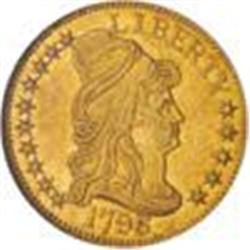 [L#5193] 1796/5 $5 NGC AU58