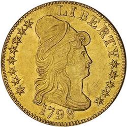 [L#5194] 1798 $5 LG8 13-STAR REV NGC MS61