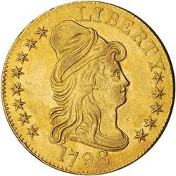 [L#5195] 1798 Lg 8 $5 PCGS AU58
