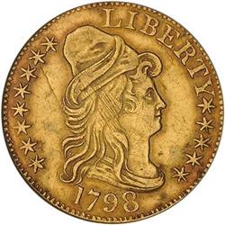 [L#5196] 1798 HE Lg Date $5 PCGS AU55