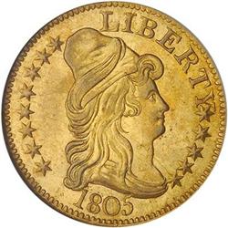 [L#5206] 1805 $5 NGC MS65
