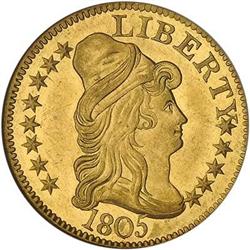 [L#5207] 1805 $5 NGC MS63