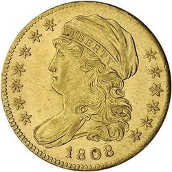 [L#5217] 1808 $5 AU50