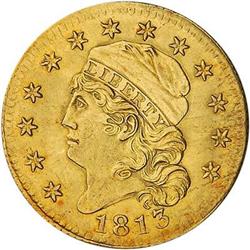 [L#5227] DOUBLE-STRUCK REVERSE 1813 $5