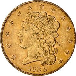 [L#5232] 1834 No Motto $5 C4 PCGS AU55