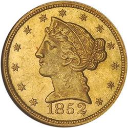 [L#5247] 1852-C $5 NGC MS64