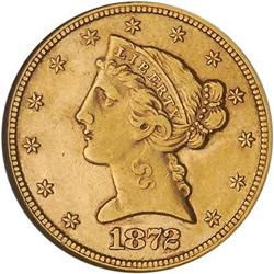[L#5251] 1872-CC $5 NGC AU55
