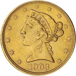 [L#5260] 1903-S $5 NGC MS62