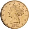 Image 1 : [L#5289] 1871-S $10 NGC AU50