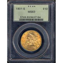[L#5299] 1901-S $10 PCGS MS63