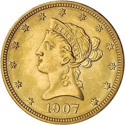 [L#5304] 1907 Liberty $10 NGC MS63