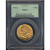 Image 1 : [L#5324] 1932 $10 PCGS MS63