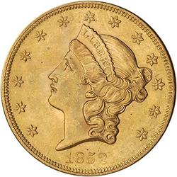 [L#5328] 1852 $20 NGC MS62