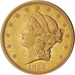 [L#5330] 1852 $20 NGC EF45