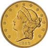 Image 1 : [L#5331] 1852-O $20 MS62 cleaned