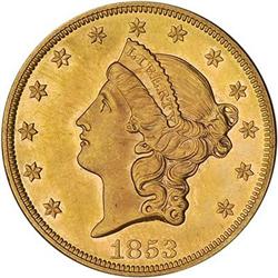 [L#5333] 1853 $20 NGC MS64