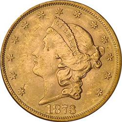 [L#5352] 1873 Open 3 $20 NGC MS62