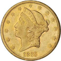 [L#5359] 1885-CC $20 CHOICE AU55
