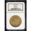 Image 1 : [L#5360] 1888-S $20 NGC MS62