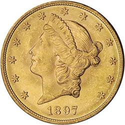 [L#5378] 1897 $20 NGC MS61