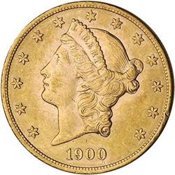 [L#5383] 1900 $20 NGC MS62