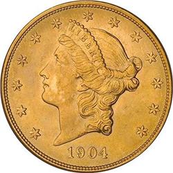 [L#5390] 1904 $20 PCGS MS64