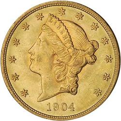 [L#5393] 1904 $20 NGC MS63