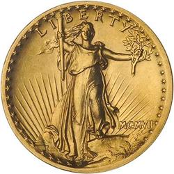 [L#5398] 1907 High Relief $20 NGC MS64