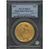Image 1 : [L#5400] 1907 High Relief $20 WE NGC MS63