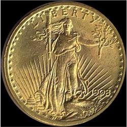 [L#5412] 1908 $20 NO MOTTO MS63