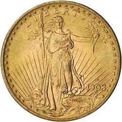 [L#5413] 1908-D $20 No Motto NGC MS63