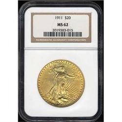 [L#5420] 1911 $20 NGC MS62