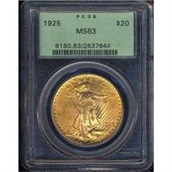 [L#5442] 1925 $20 PCGS MS63