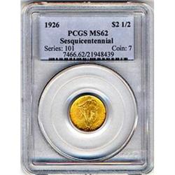 [L#5456] 1926 Sesquicentennial $2.50 PCGS MS62