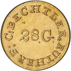 [L#5461] C. Bechtler G$1 28G Centered PCGS AU53