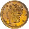 Image 1 : [L#5471] 1870 Cal Gold 25c BG808 PCGS MS65