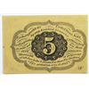 Image 2 : FIVE CENT POSTAGE CURRENCY