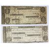 Image 1 : (2) PIECE 1808 HILLSBORO BANK