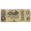 Image 1 : 1852 $1 THE MEMPHIS SAVINGING INSTITUTION