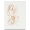 Image 1 : "Small Breton Woman with Child" Limited Edition Lithograph by Edna Hibel (1917-2014), Numbered and H