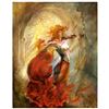 Image 1 : Lena Sotskova, "Firebird" Original Painting, Oil on Canvas. Hand Signed and with COA.