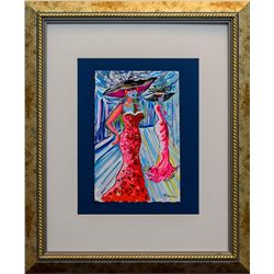 Patricia Govezensky- Original Watercolor "Bal Masqué"