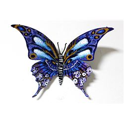 Patricia Govezensky- Original Painting on Cutout Steel "Butterfly CLI"