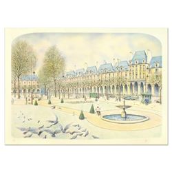 Rolf Rafflewski, "Park" Limited Edition Lithograph, Numbered and Hand Signed.