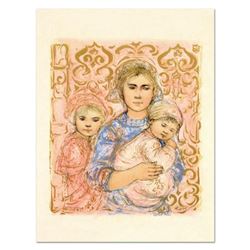 Edna Hibel (1917-2014), "Jenet, Mary and Wee Jenet" Limited Edition Lithograph on Rice Paper, Number