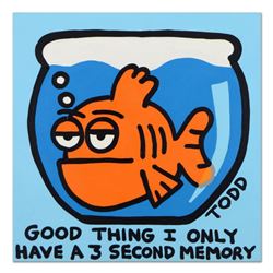 Todd Goldman, "Three Second Memory" Original Acrylic Painting on Gallery Wrapped Canvas, Hand Signed