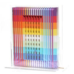 Yaacov Agam- 3D Polymorph Covered Hardback Book "The Agam Torah"